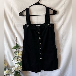 XS - Urbn Outfitters Black Denim Dress